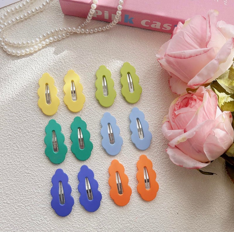 ELEMIRSA 40pcs Candy Colored Snap Hair Clips for Little Girl Non Slip Barrettes Hair Accessories for Baby Girl Teens Toddler Kids - Image 4